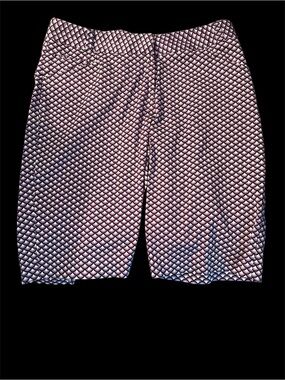Sport Haley Women's Purple, Blue, Black & White Scale-Pattern Golf Shorts